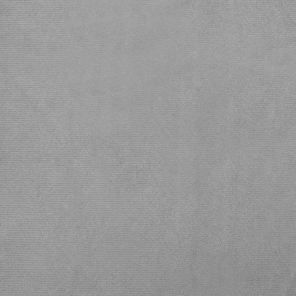 Hondenmand 95x55x30 cm fluweel lichtgrijs