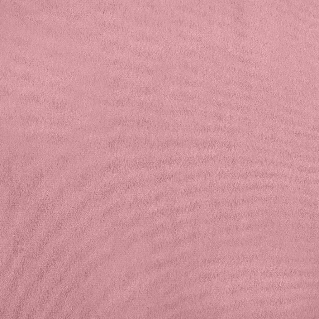 Hondenmand 90x53x30 cm fluweel roze