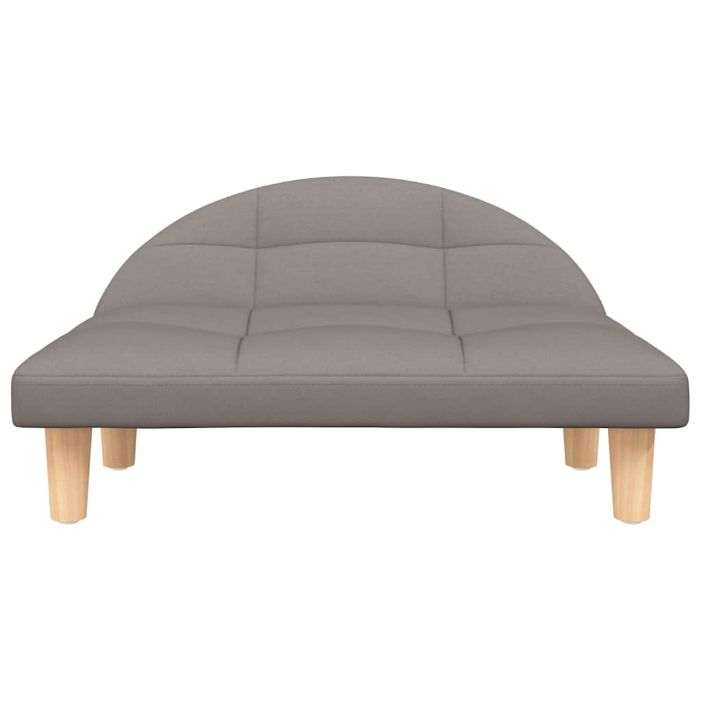 Hondenmand 70x52x30 cm stof taupe