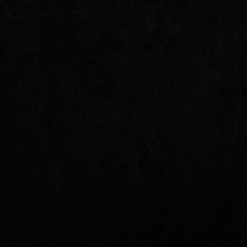 Hondenmand 70x52x30 cm fluweel zwart