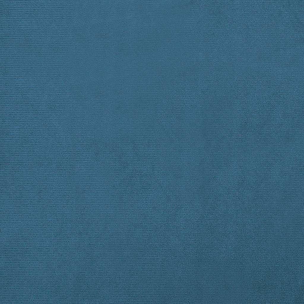 Hondenmand 70x45x33 cm fluweel blauw