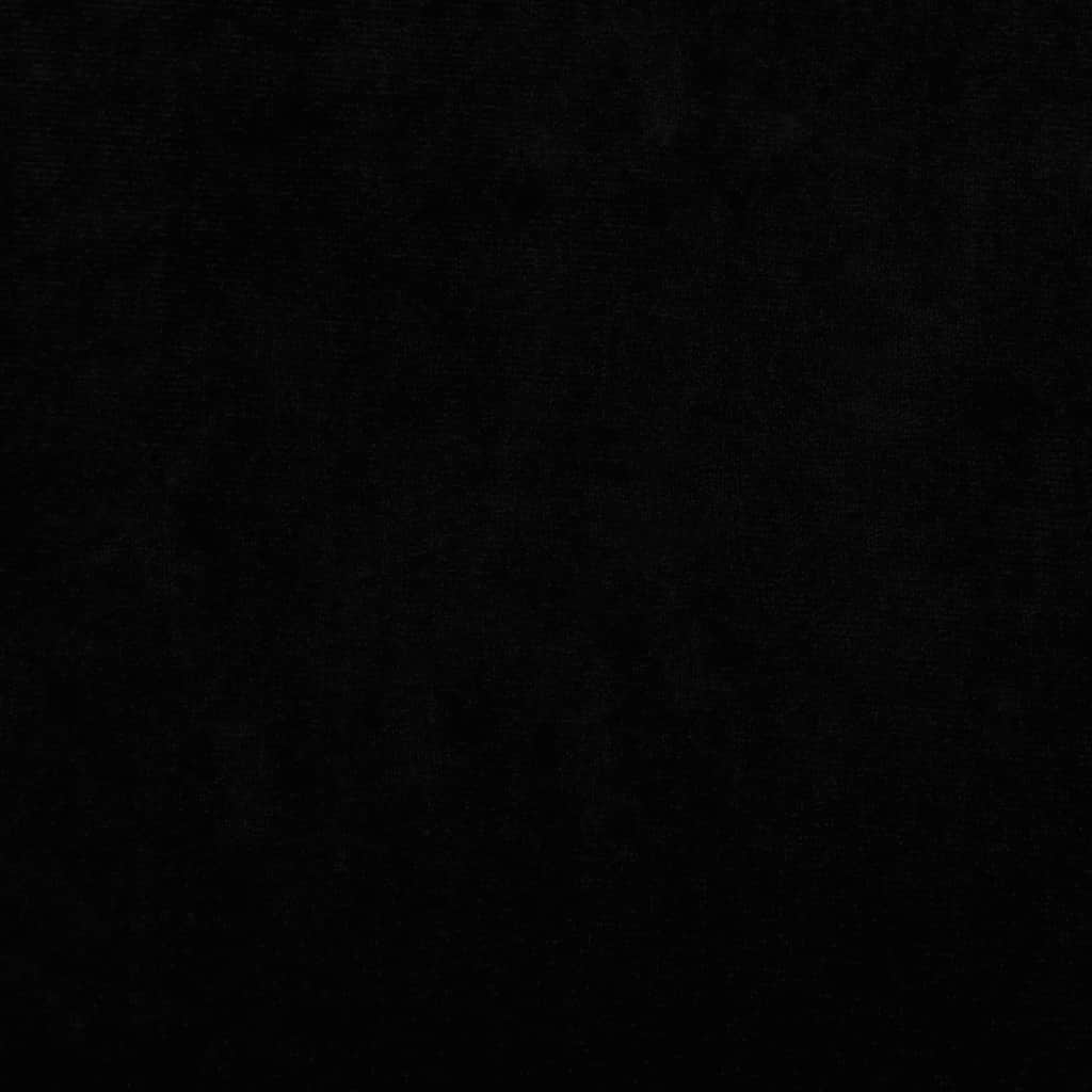 Hondenmand 70x45x33 cm fluweel zwart