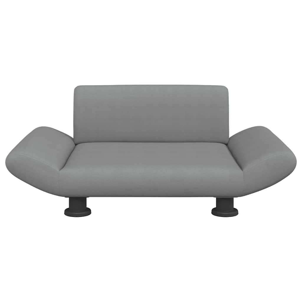 Hondenmand 70x45x28 cm stof lichtgrijs