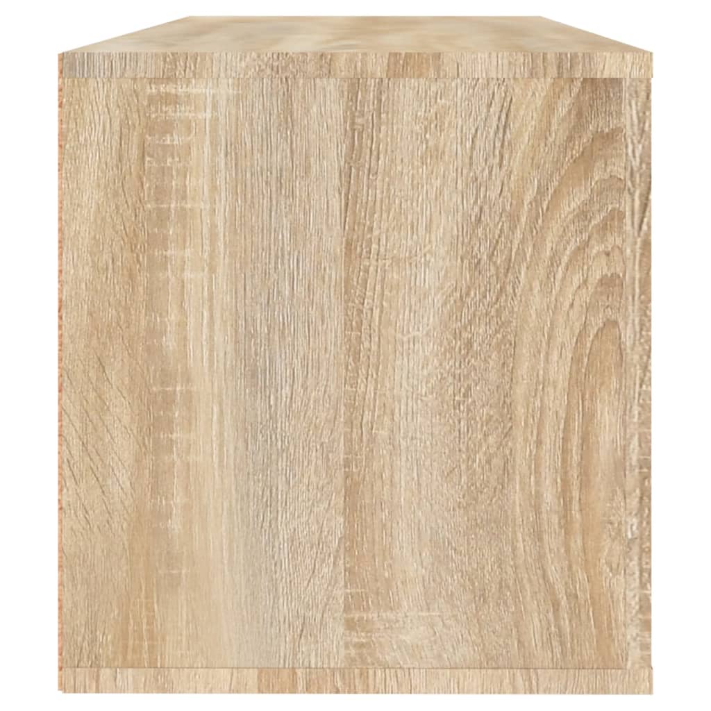 Wandschoenenkast 100x35x38 cm bewerkt hout sonoma eiken