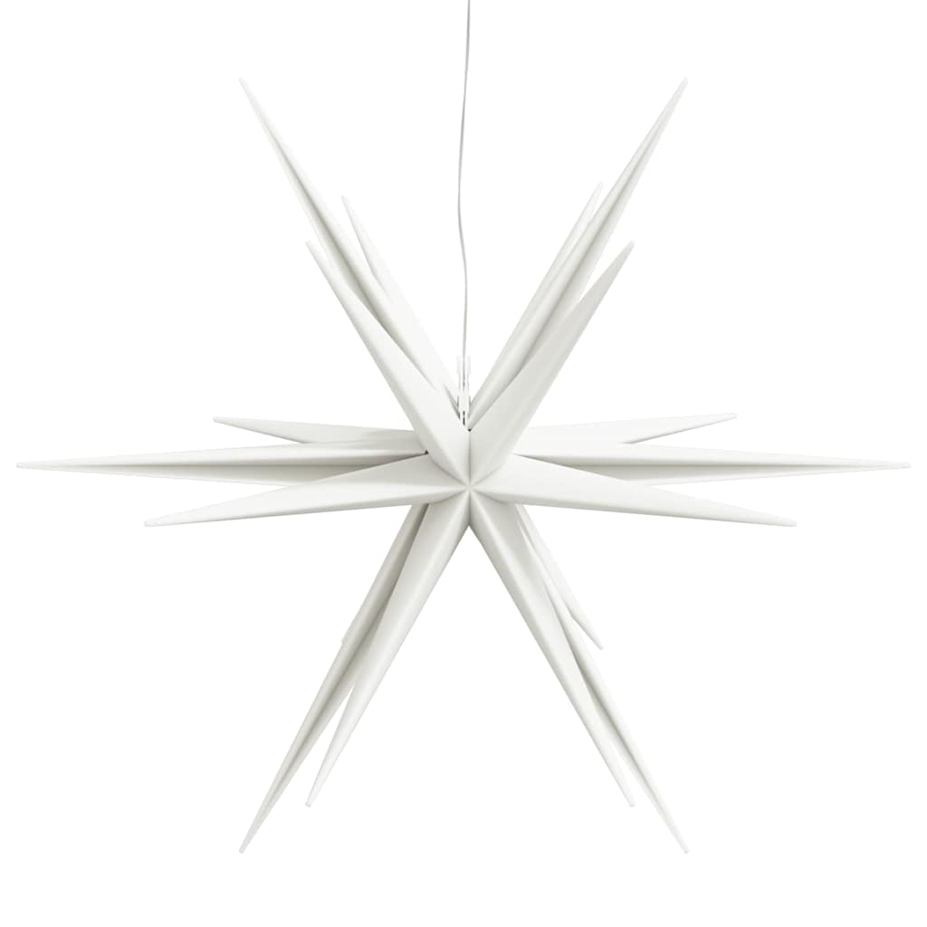 Kerstlamp met LED inklapbaar 57 cm wit