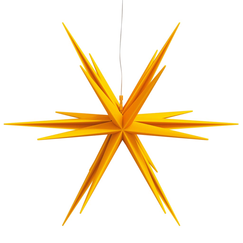 Kerstlamp met LED inklapbaar 57 cm geel