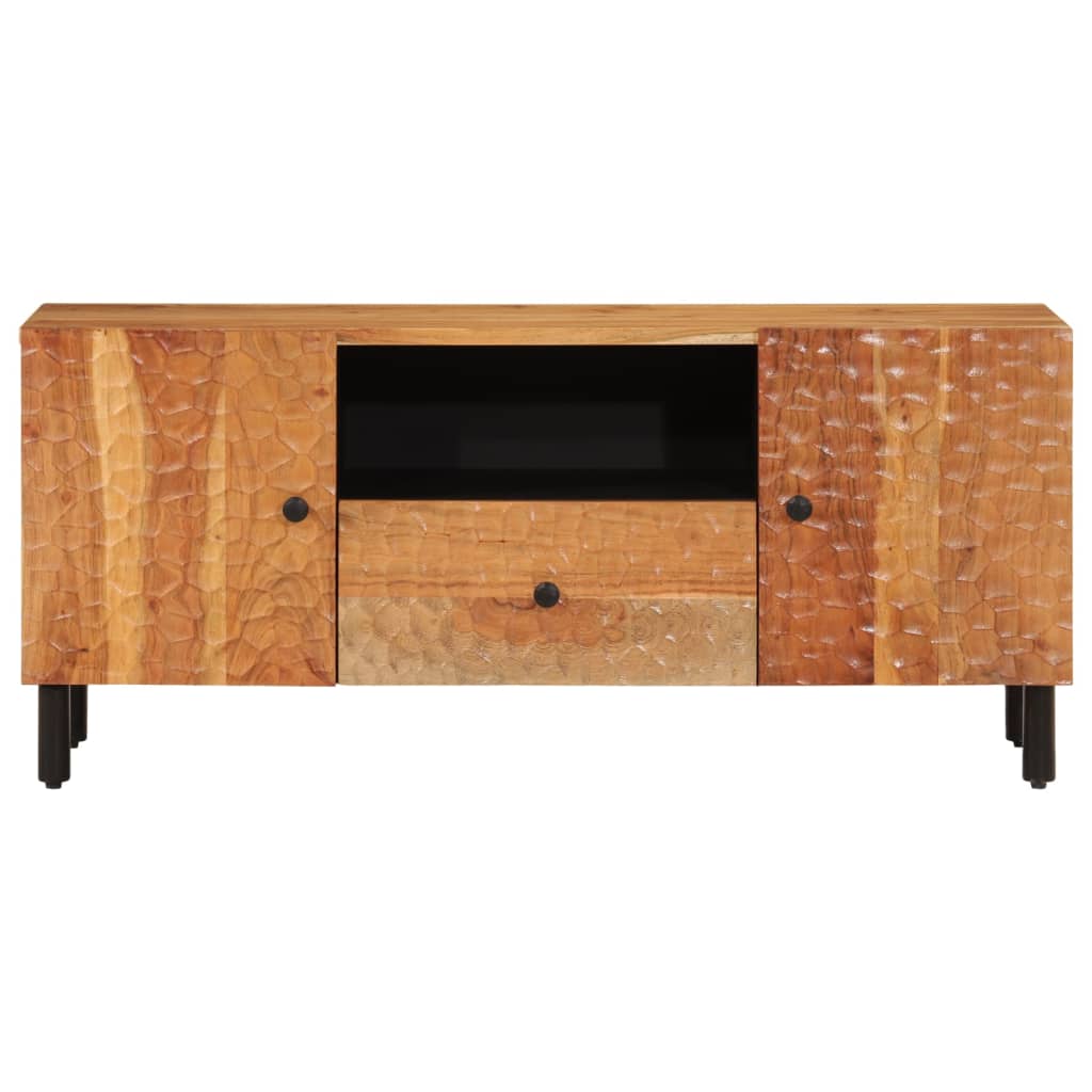 Tv-Meubel 105X33X46 Cm Massief Acaciahout