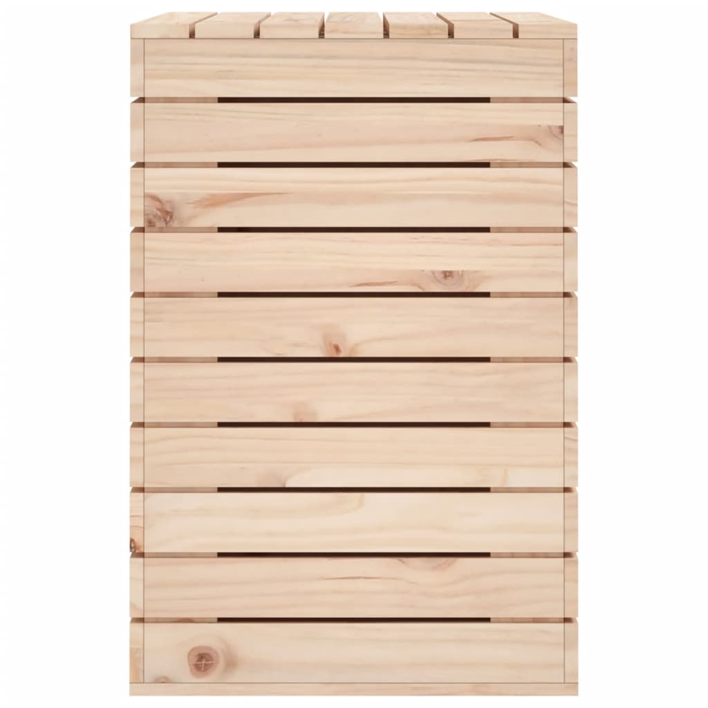 Wasmand 88,5X44X66 Cm Massief Grenenhout 1 88.5 x 44 x 66 cm Naturel