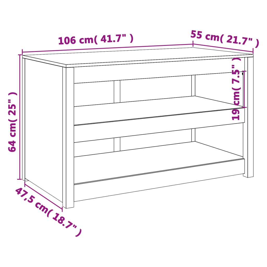 Keukenkast voor buiten 106x55x64 cm massief grenenhout wit