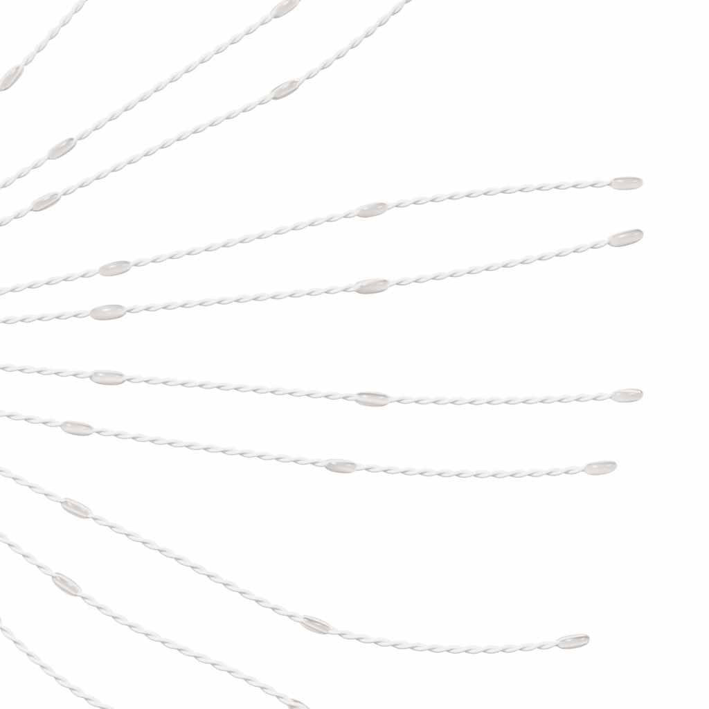 Kerstverlichting vuurwerk 4 st 140 koudwitte LED's 17 cm