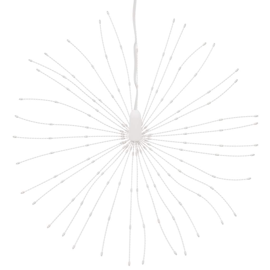 Kerstverlichting vuurwerk 140 meerkleurige LED's 17 cm