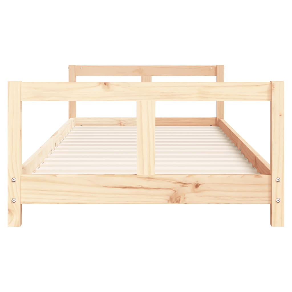 Kinderbedframe 80X200 Cm Massief Grenenhout 80 x 200 cm Naturel