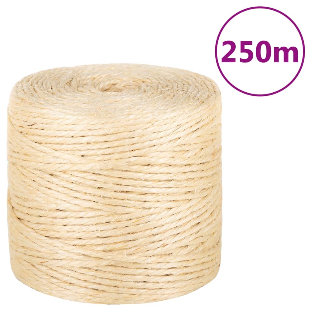 Touw 4 Mm 250 M 100% Sisal