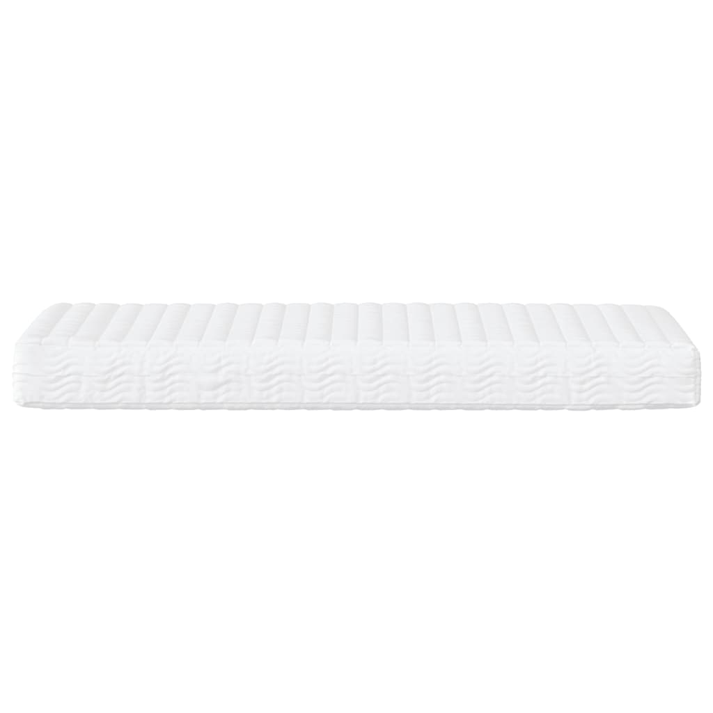 Slaapbank Met Matras 90X200 Cm Fluweel Geel 90 x 200 cm