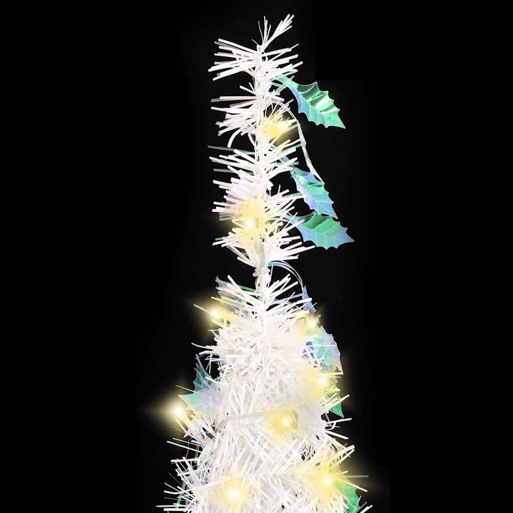Kunstkerstboom pop-up 100 LED's 150 cm wit