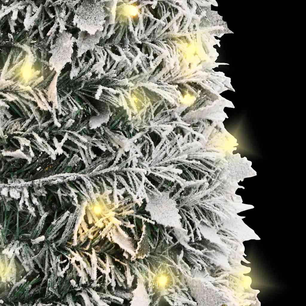 Kunstkerstboom pop-up met sneeuw 100 LED's 150 cm