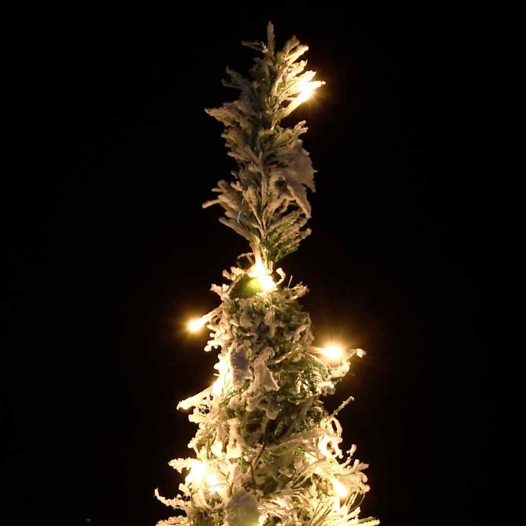 Kunstkerstboom pop-up met sneeuw 150 LED's 180 cm