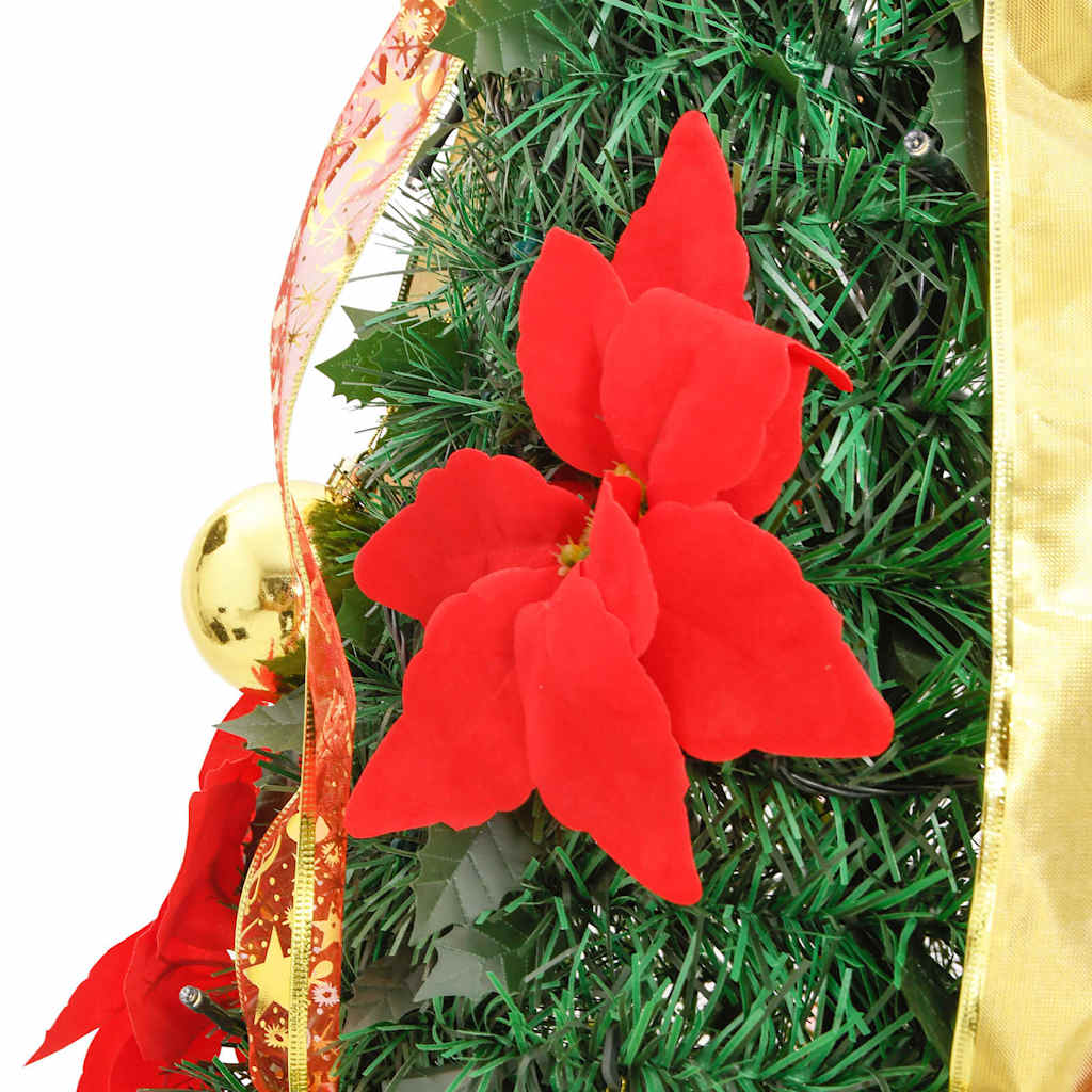 Kunstkerstboom pop-up 150 LED's 180 cm groen