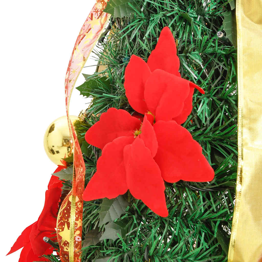 Kunstkerstboom pop-up 200 LED's 210 cm groen