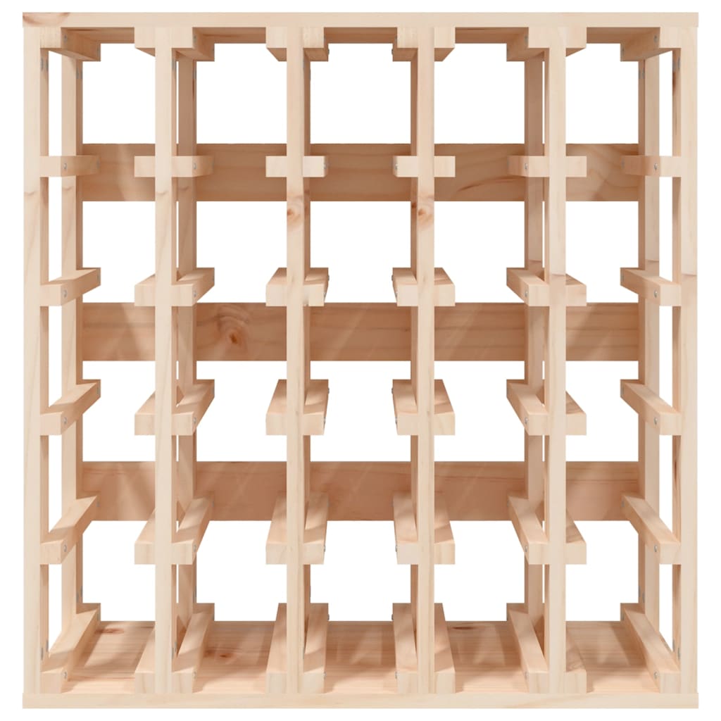 Wijnrek 58,5X33X60,5 Cm Massief Grenenhout Naturel 25 1