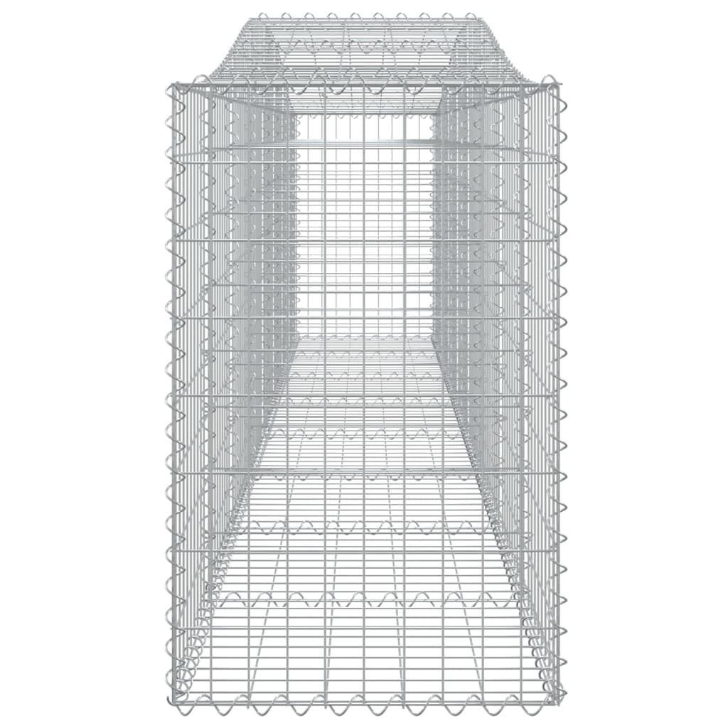 Schanskorven 15 st gewelfd 400x50x80/100 cm ijzer