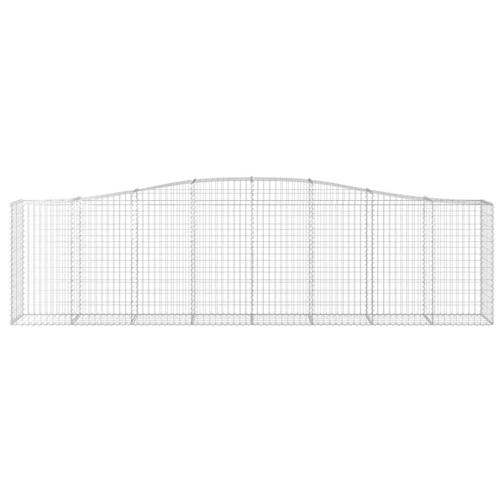Schanskorven 10 st gewelfd 400x50x100/120 cm ijzer