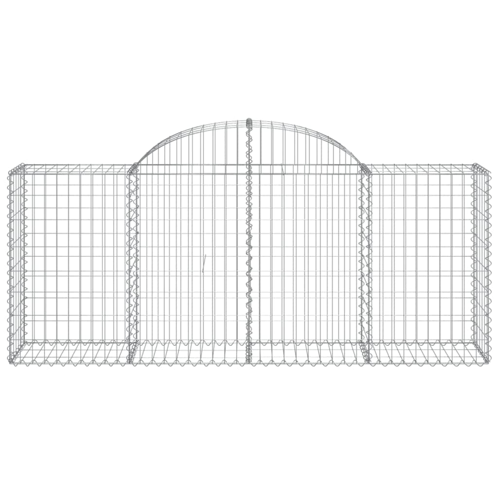 Schanskorven 40 st gewelfd 200x50x80/100 cm ijzer