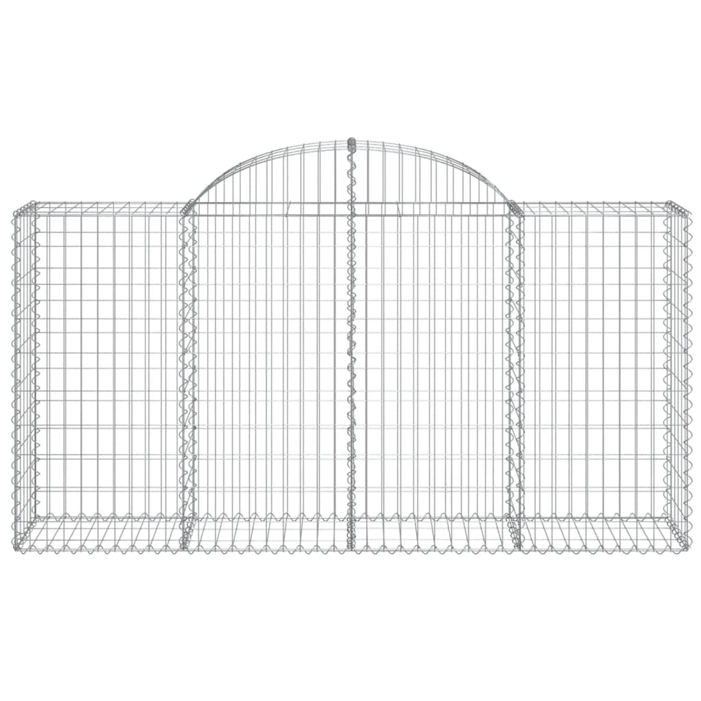 Schanskorven 20 st gewelfd 200x50x100/120 cm ijzer