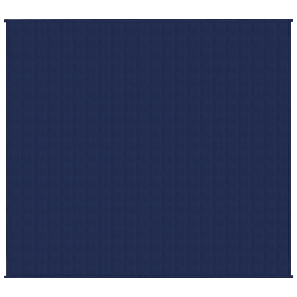 Verzwaringsdeken 200x225 cm 13 kg stof blauw