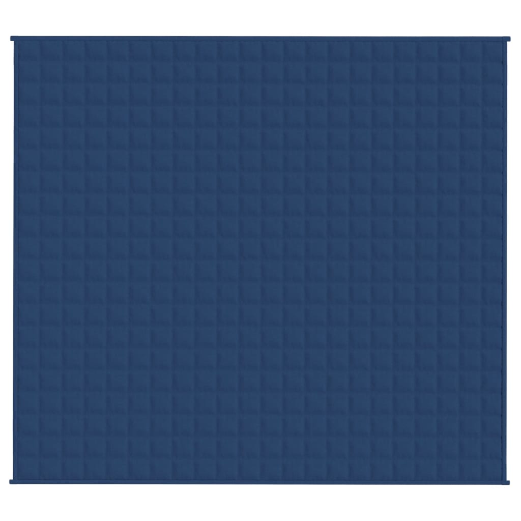 Verzwaringsdeken 200x225 cm 13 kg stof blauw