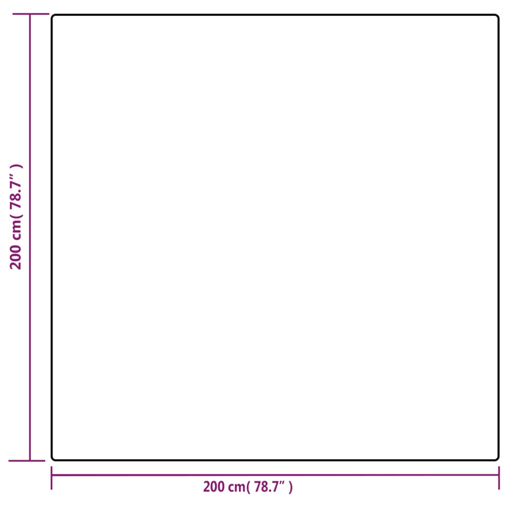 Verzwaringsdeken met hoes 200x200 cm 9 kg stof grijs