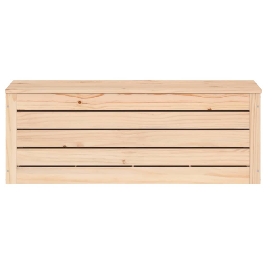 Opbergbox 89X36,5X33 Cm Massief Grenenhout 1 89 x 36.5 x 33 cm Naturel