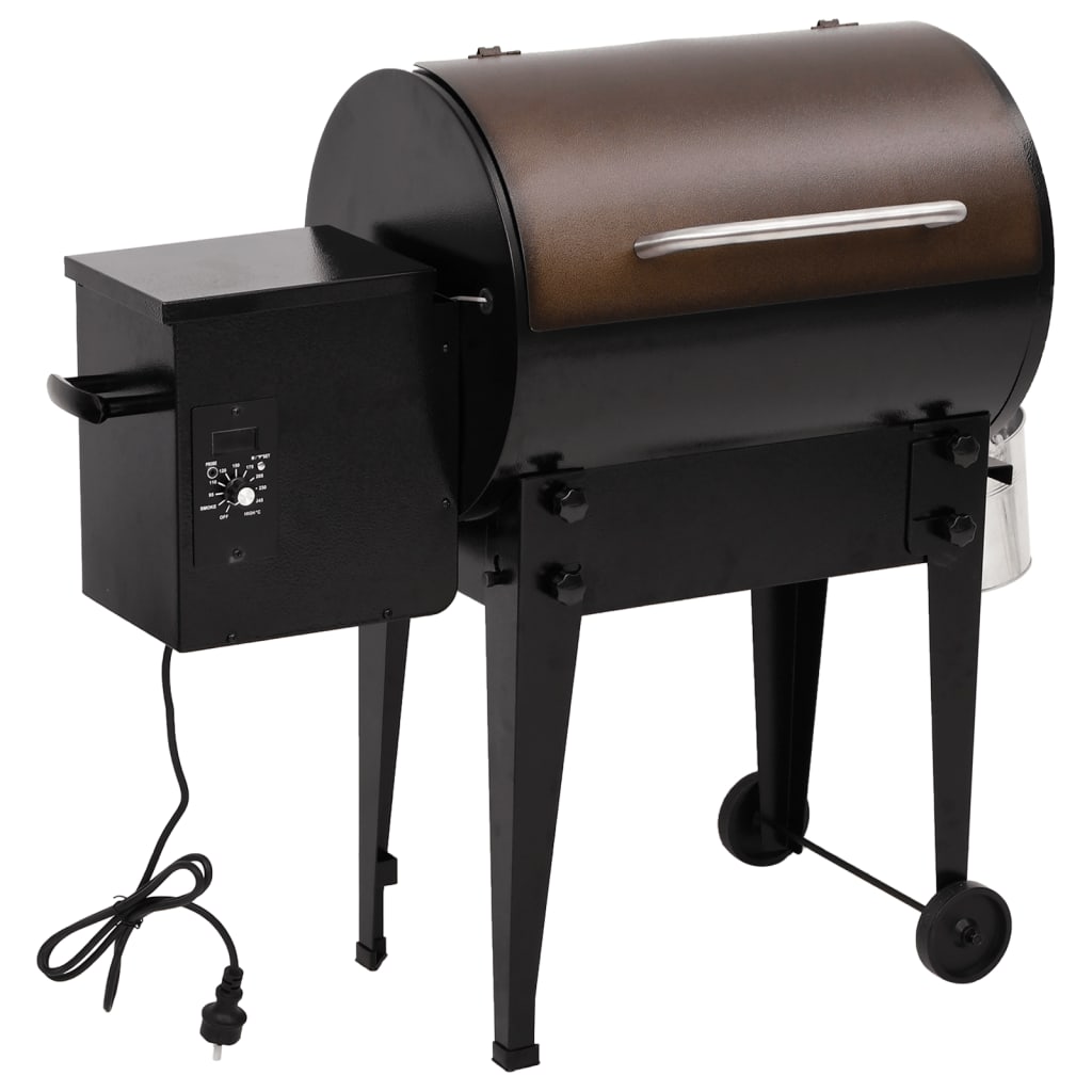 Pelletbarbecue 94 Cm Ijzer Zwart Basis