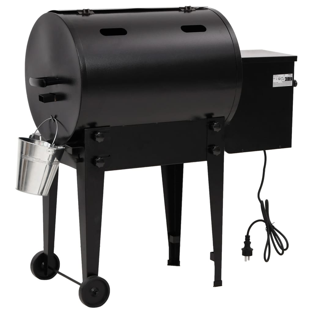 Pelletbarbecue 94 Cm Ijzer Zwart Basis