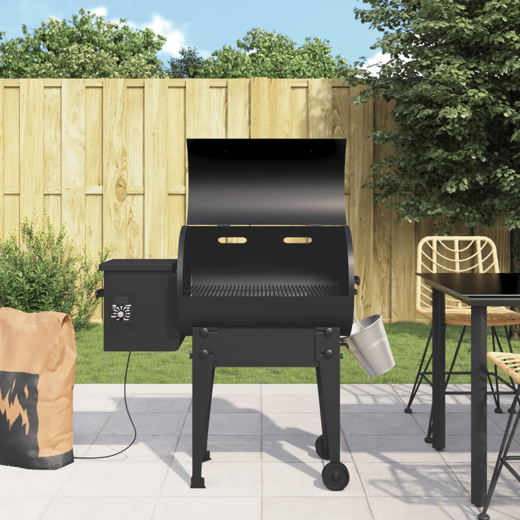 Pelletbarbecue 94 Cm Ijzer Zwart Basis