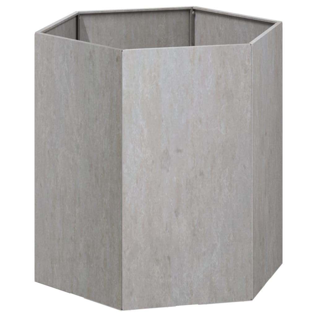 Plantenbak roestig 40x40x45 cm cortenstaal