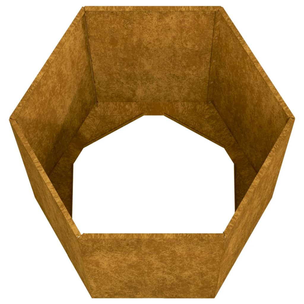 Plantenbak roestig 40x40x45 cm cortenstaal