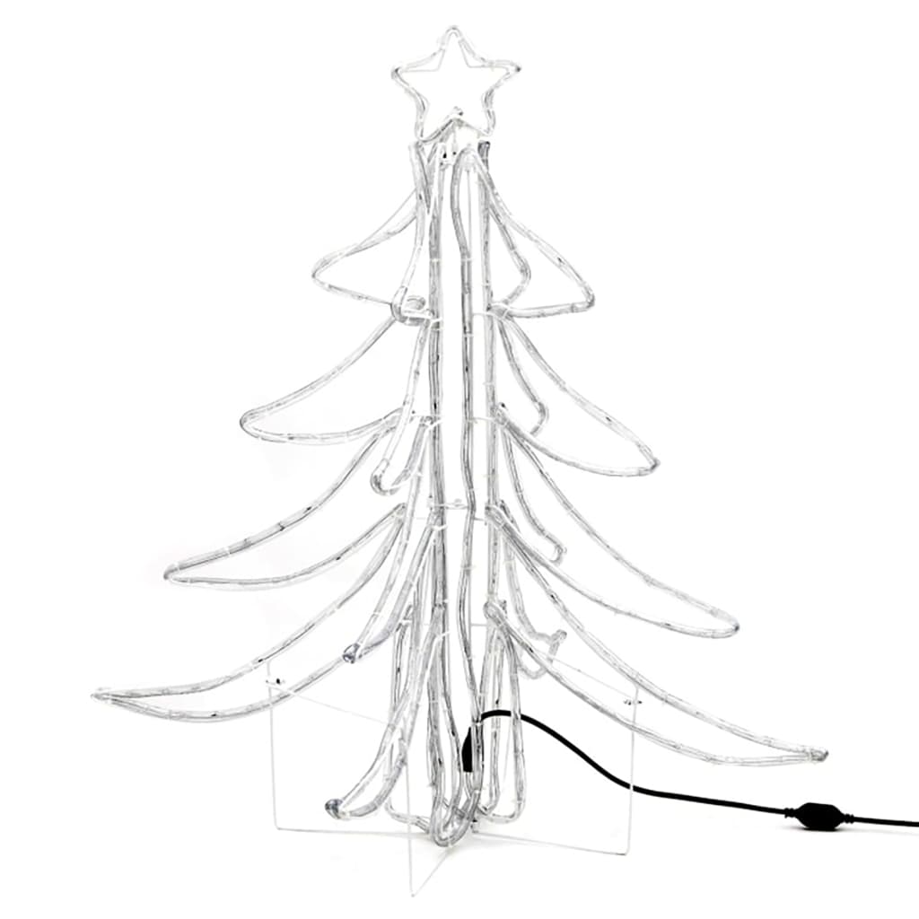 Kerstfiguur Boom 3 St Inklapbaar Met Led's 87X87X93 Cm Warmwit 3