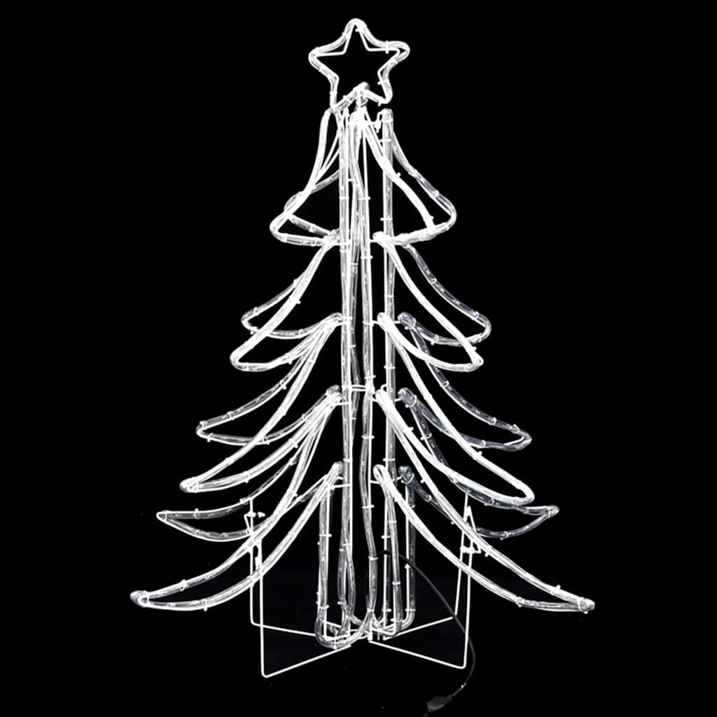 Kerstfiguur Boom 3 St Inklapbaar Met Led's 87X87X93 Cm Warmwit 3