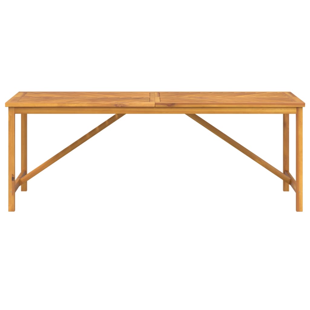 Tuintafel Massief Acaciahout 200 x 90 x 74 cm