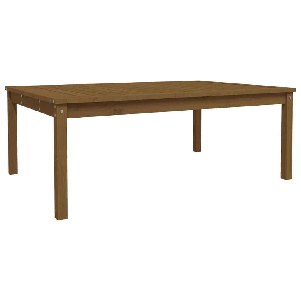 Tuintafel 121X82,5X45 Cm Massief Grenenhout Honingbruin 121 x 82.5 x 45 cm Honingbruin grenenhout