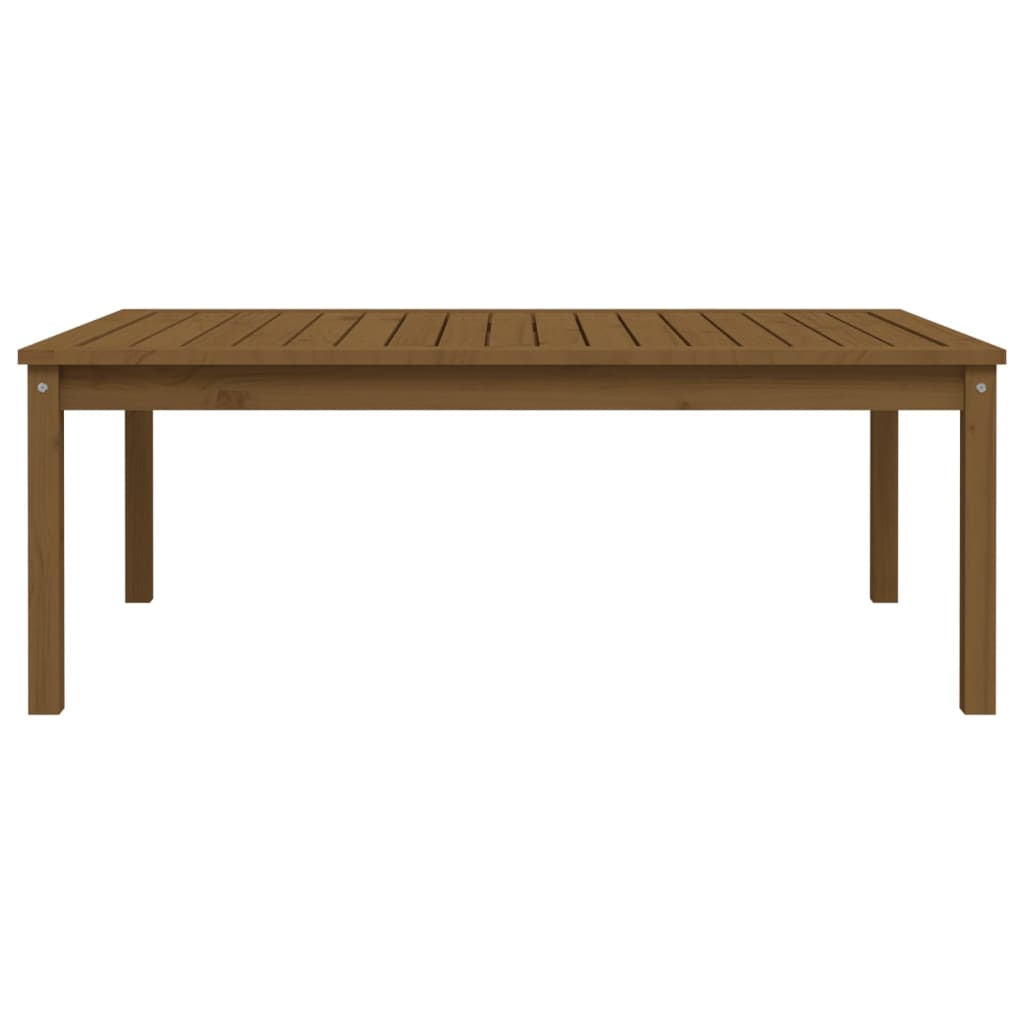 Tuintafel 121X82,5X45 Cm Massief Grenenhout Honingbruin 121 x 82.5 x 45 cm Honingbruin grenenhout