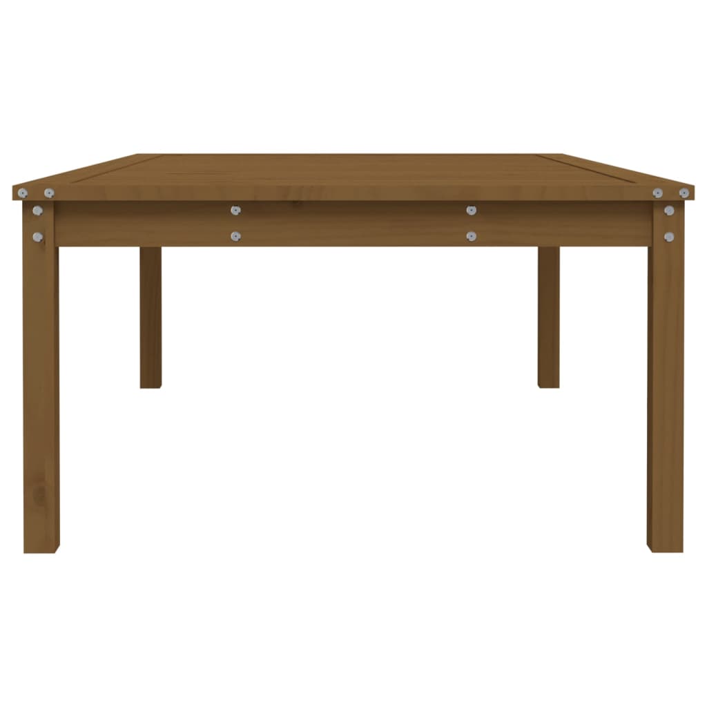 Tuintafel 121X82,5X45 Cm Massief Grenenhout Honingbruin 121 x 82.5 x 45 cm Honingbruin grenenhout