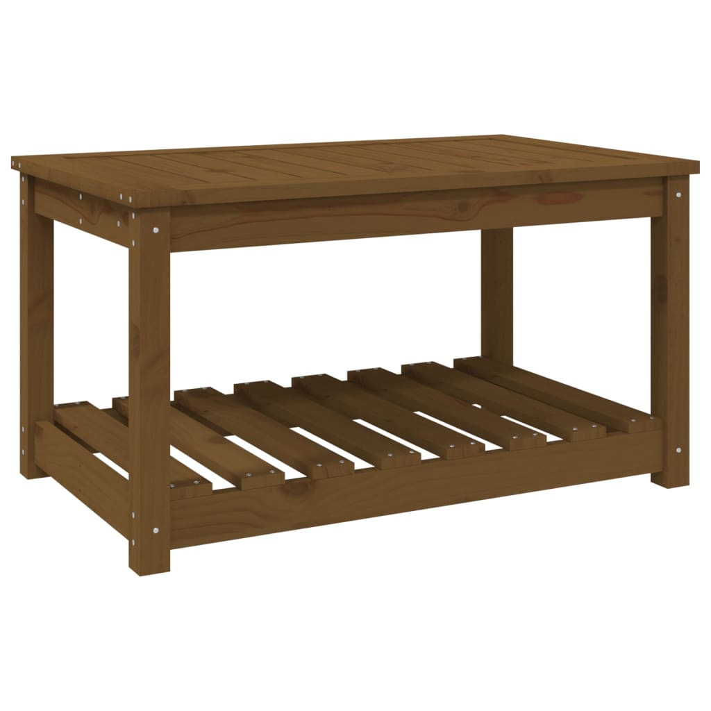 Tuintafel 82,5X50,5X45 Cm Massief Grenenhout Honingbruin 1 82.5 x 50.5 x 45 cm Honingbruin grenenhout