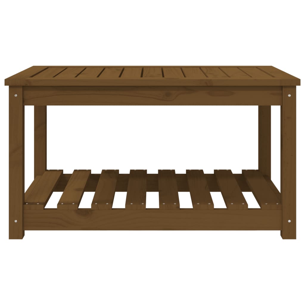 Tuintafel 82,5X50,5X45 Cm Massief Grenenhout Honingbruin 1 82.5 x 50.5 x 45 cm Honingbruin grenenhout