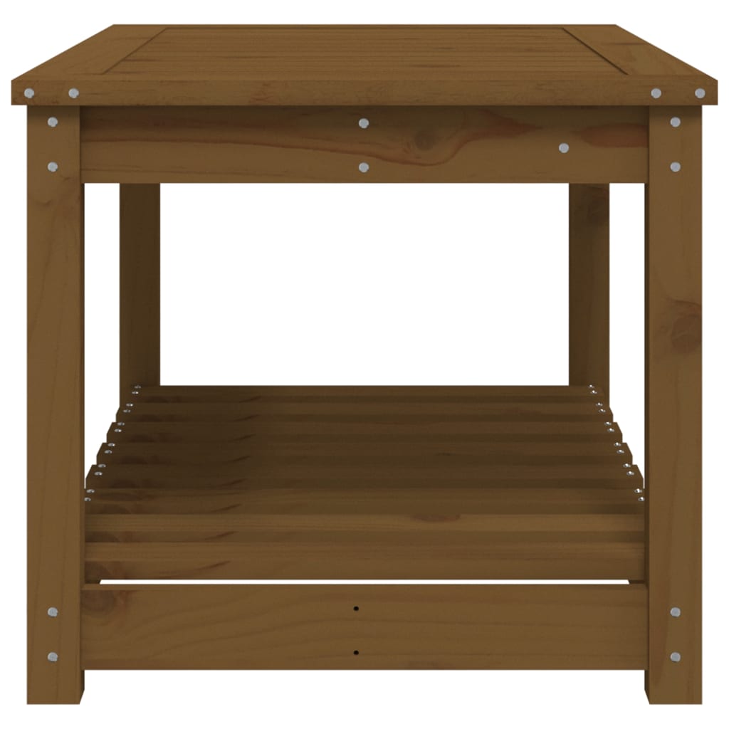 Tuintafel 82,5X50,5X45 Cm Massief Grenenhout Honingbruin 1 82.5 x 50.5 x 45 cm Honingbruin grenenhout