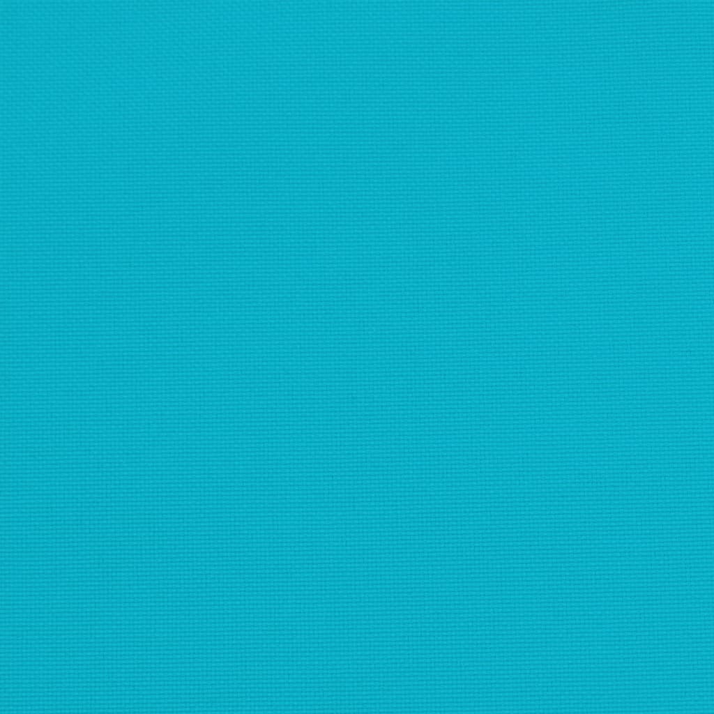 Stoelkussens Hoge Rugleuning Stof 6 120 x 50 x 3 cm Turquoise