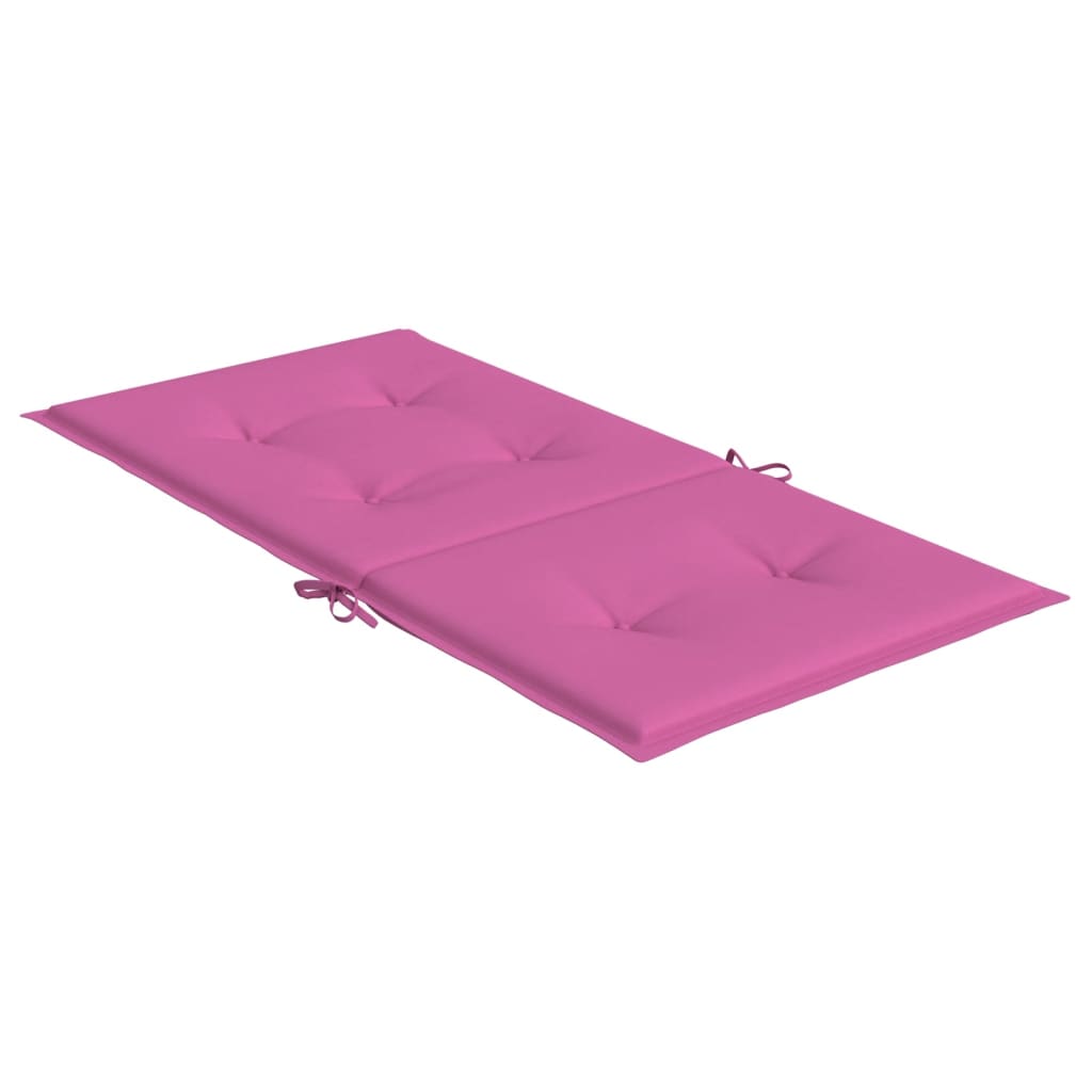 Stoelkussens Lage Rug Stof 4 100 x 50 x 4 cm Roze