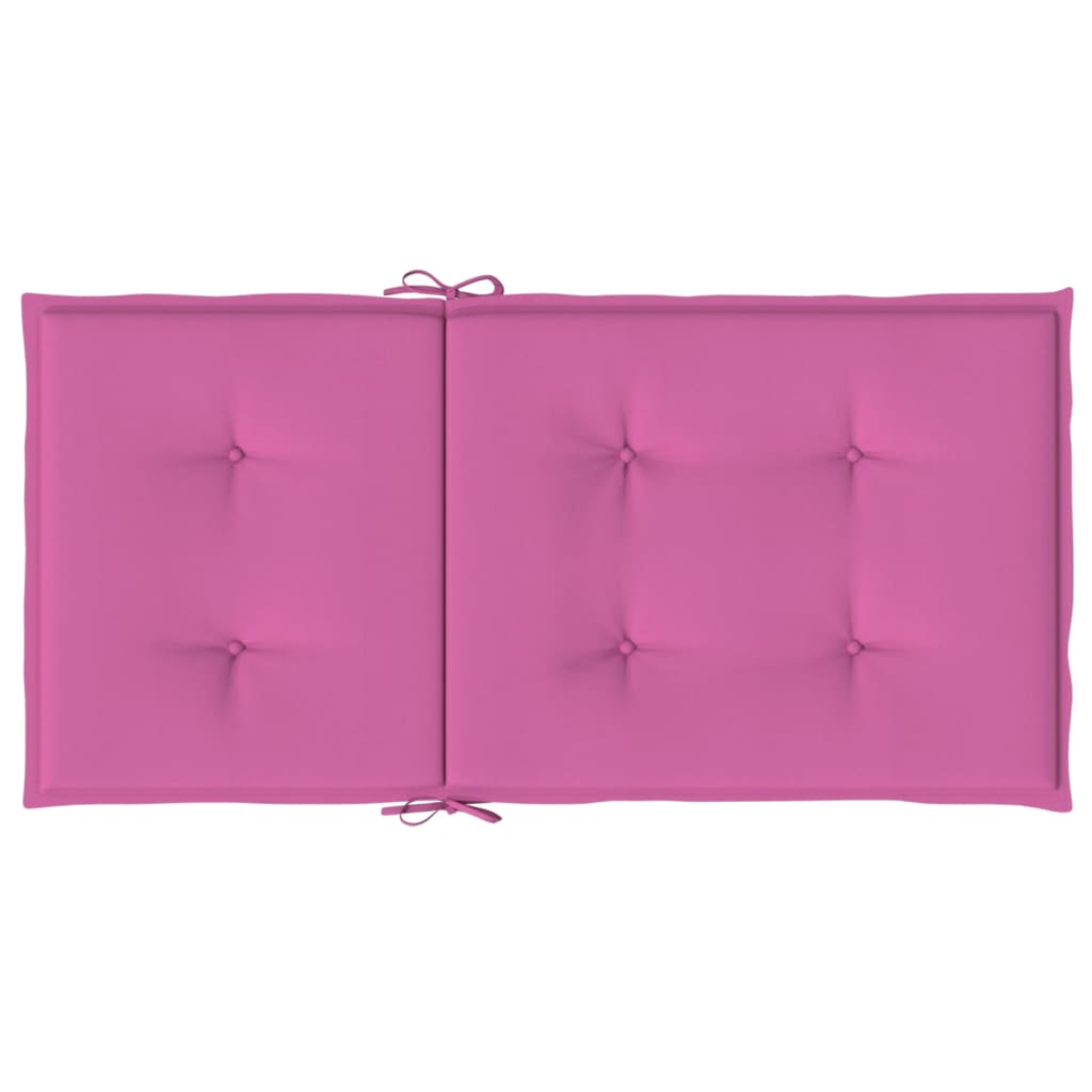 Stoelkussens Lage Rug Stof 4 100 x 50 x 4 cm Roze