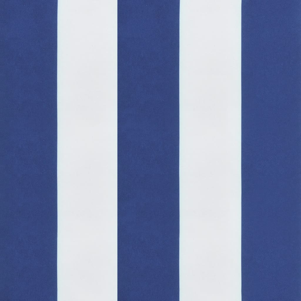 Stoelkussens Stof Gestreept En Blauw En Wit 4 50 x 50 x 7 cm